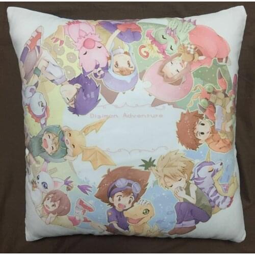 Anime Digimon Adventure Tri Fanart Two Side Hugging Pillow Case Pillowcase Cover Cushion Home/bed/sofa/car Decore Cosplay Gift
