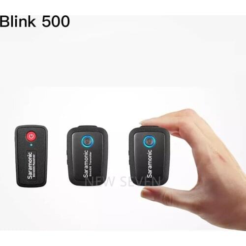 Saramonic Blink500 Wireless Studio Condenser Microphone Lavalier Lapel Interview Microphone for Android iPhone DSLR Cameras