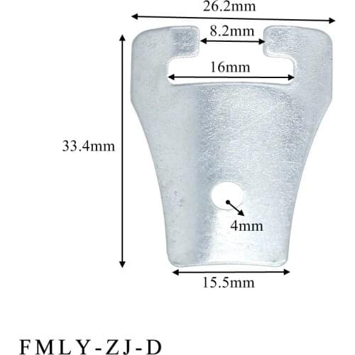 Zinc plate LED downlight spring steel clip for lamp barcket clamp 100pcs/Lot