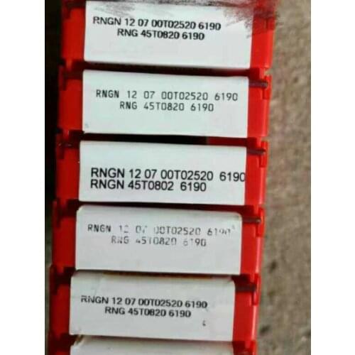 10PCS CARBIDE INSERT RNGN 120700T02520 6190