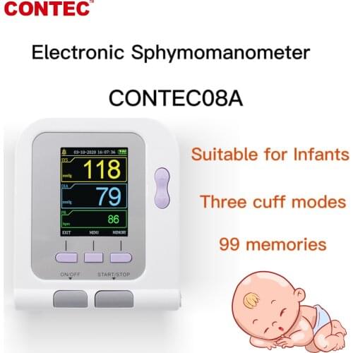 FDA CE Neonate/Infant Blood Pressure Monitor CONTEC08A+6-11cm cuff+PC Software contec