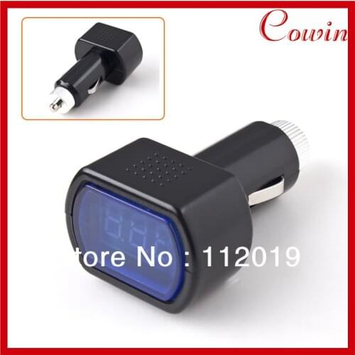 Newest DC 12V-24V Red LCD Cigarette Lighter Electric Auto Car Voltmeter Voltage Gauge Meter Monitor Tester