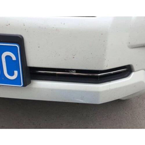 Stainless Steel Front Bumper Under Trim Strip for Toyota Land Cruiser Prado 150 FJ150 2018 Accessories