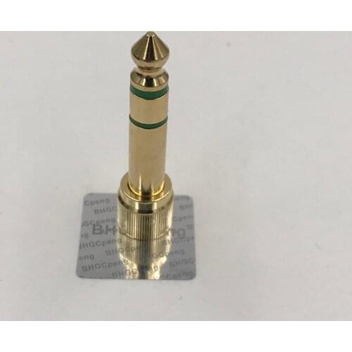 3.5mm Female to 6.5mm Male Connector For Sony MDR7506 V6 Adapter 1/4'' Port to 1/8'' Port Converter Gold Plated 1 Pcs