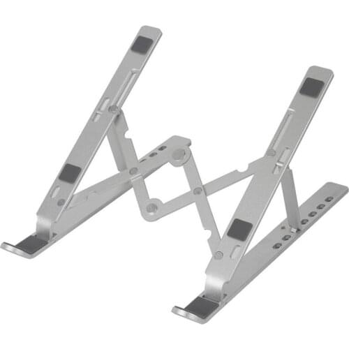 Adjustable Laptop Stand, Portable Aluminum Laptop Riser Laptop Holder, Foldable Ventilated Cooling Notebook Stand