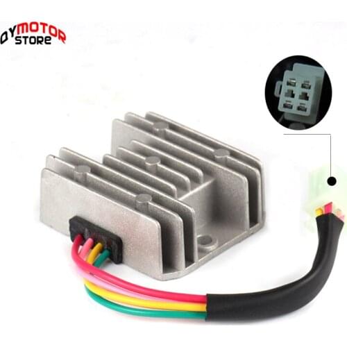Brand new 4 Wires 4 Pins 12 Voltage Regulator Rectifier For 150-250CC Motorcycle Scooter Moped ATV Aluminium Alloy Black White