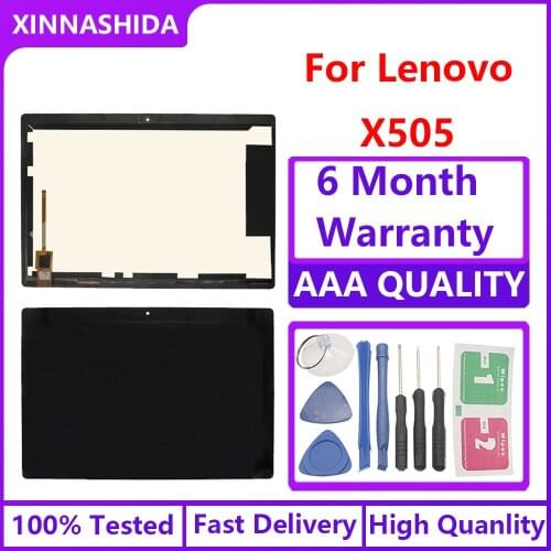 100% For Lenovo Tab M10 HD TB-X505 X505F TB-X505L X505 lcd assembly screen 10.1 inch LCD touch screen+Free Tools