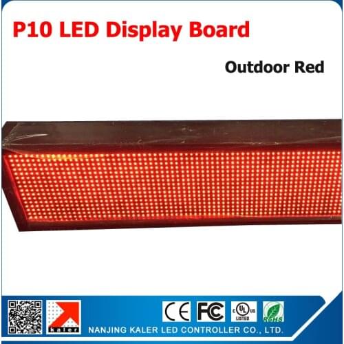 Kaler led screens outdoor waterproof p10 led panels led signs electronic led screen 16*96 pixel