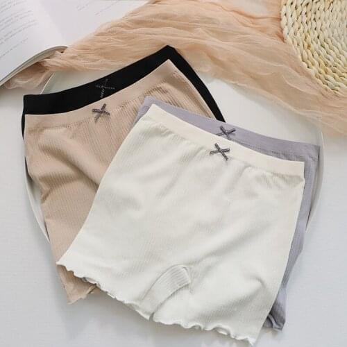 New Modal Summer safety pants women Japanese simple boyshort soft Panties lingerie women Panties Underwear NSH3022