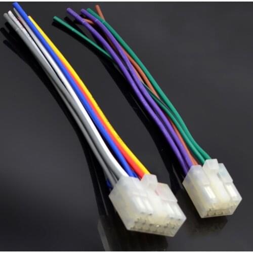 1pair Car Audio Stereo Wiring Harness Adapter For Toyota/Scion Radio CD/DVD Free Shipping with Track Number 10000879