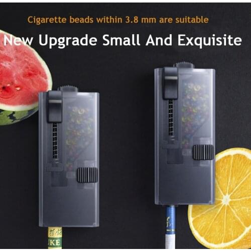 1 Pcs Bead Pusher Upgrade Safe DIY Pop-up Smoke Push-ball Box DIY Smoke Beads Accessory Tools Cigarette Beads Bead Pusher