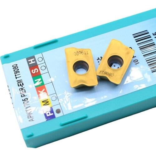 10PCS Turning Tools APKT1705 PER TT9080 High Precision Carbide Tool CNC Combination Parts Lathe Tool APKT1705 Metal Turning Tool
