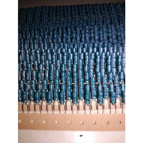 100PCS New positive strip 50v4.7uf electrolytic capacitor