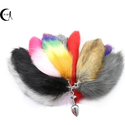 2021 New SM Men Women Tails Bondage Feather Anal Plug Plush Hook Up BDSM Couples Adult Sex Body Restraint Fetish Cosplay