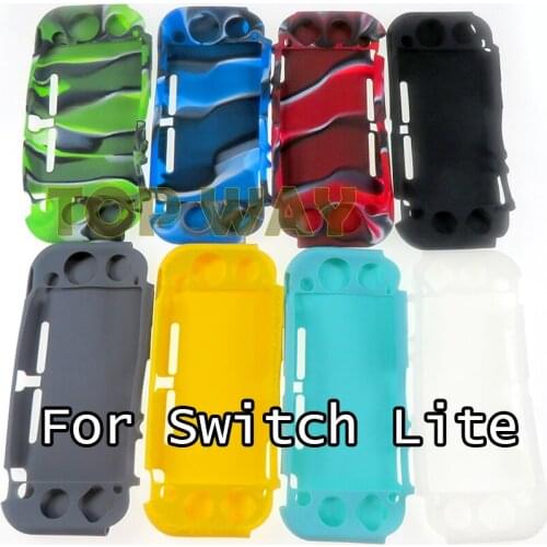 50pcs Camouflage Protection Cover For Nintend Switch Lite Case Shell Controller Accessories Cases Soft Anti-slip Silicone