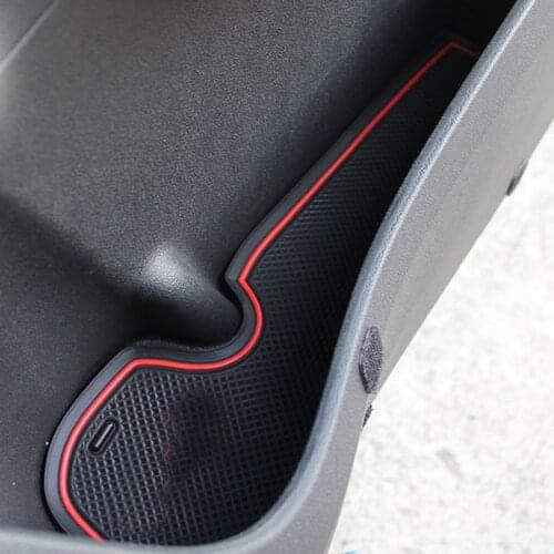 9/10pcs for skoda RAPID 2013-2020 Door slot pad Water coaster Non-slip dustproof mat