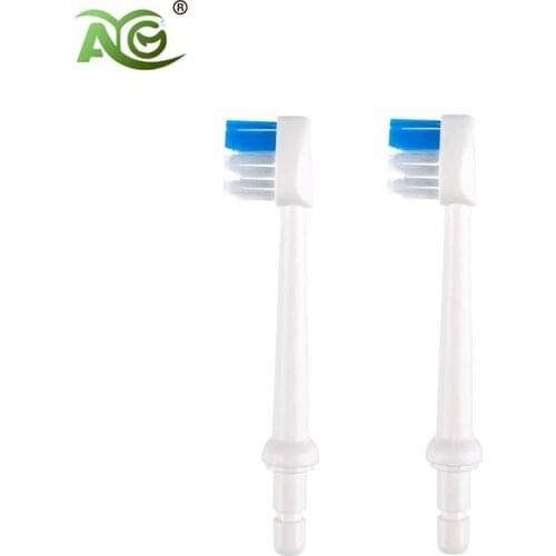 H20floss 2 Replacement Tips Compatible HF3 HF5 HF6 HF9 Water Dental Flosser Tips Water Jet Cleaning Teeth Electric Portable