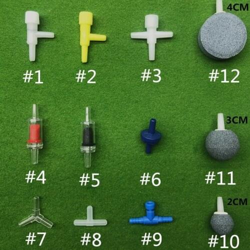Aquarium Accessories Air Flow Controller Valve Connector Check Valve Oxygen Tube Air Bubble Stone Fish Tank Air Pump Fitting