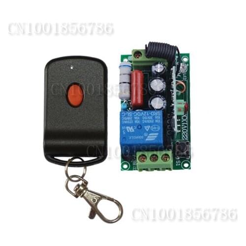 Wireless Remote Control AC220V 1CH 10A 1000W Light Switch System Lamp LED SMD Access System