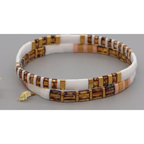 Go2boho Miyuki Bracelets For Women Jewelry Trendy Beads Jewellery Japanese Tila Bead Beach Pulseras Stretch Bracelet Wholesale