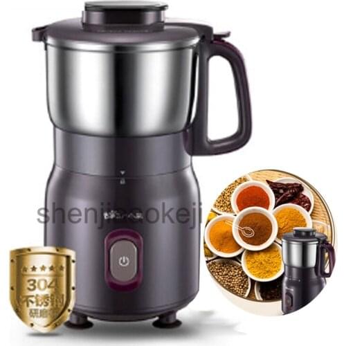 Household Electric Coffee Grinder Ultra Fine Power Grinding Machine Stainless Steel Electric Mixer Blender 220v 500w1pc