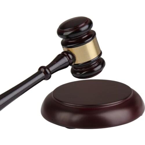 Handmade Wooden Auction Hammer for Lawyer Judge Handcrafted Gavel Court Hammer for Auction Sale Decor