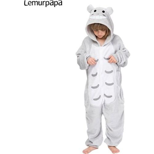 Kids Kigurumis Onesies Cartoon Cute Children Pajama suit Girl Boy Party Winter Homewear Jumpsuit Cosplay Sleepwear Child