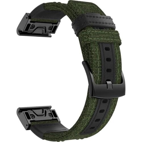 For Garmin Fenix 6X 5X PLUS 3 3hr Smart watch Nylon bracelet quick fit strap 22 26 mm Sport man band for Garmin Fenix 5 Plus