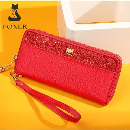 Женские клатчи на молнии FOXER China At AliExpress