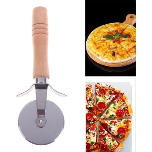 Stainless Steel Pizza Single Wheel Cut Tools Diameter 6CM Household Pizza Cutter New