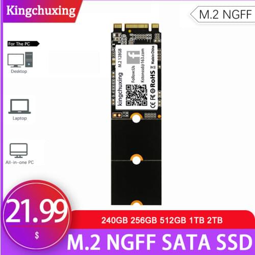 Kingchuxing SSD M.2 SATA 1TB 512GB 500GB 256GB HDD M2 NGFF SSD 2242 2260 2280 HDD Hard Disk For Laptop Computer Xiaomi