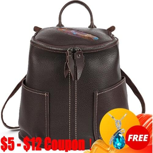 CGA Fashion Women Backpack High Quality Youth Leather Backpacks For Teenage Girls Female School Shoulder Bag Bagpack Mochila