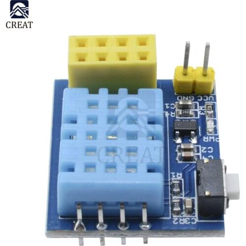 ESP8266 ESP-01 ESP-01S ESP01 DHT11 Temperature Humidity Sensor Adapter Module ESP8266 Wifi NodeMCU Smart Home IOT For Arduino