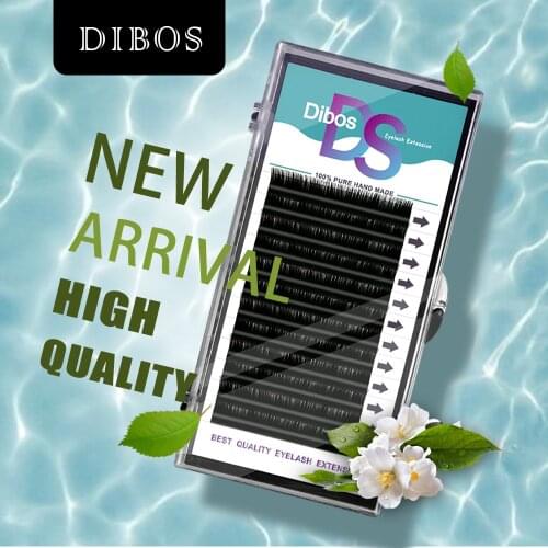 Dibos All Size 005/007/015/020 B/C/Dcurl Lashes Individual Faux Mink Eyelashes Volume Lashes Silk Fake False Eyelash extension