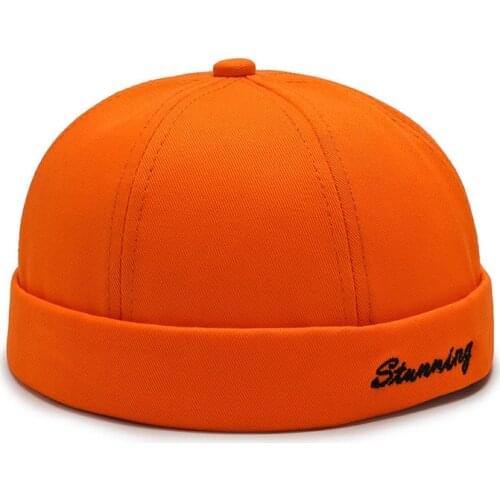 New fashion four seasons landlord hat male street hipster hip-hop hat without eaves melon hat female light board hat female tide