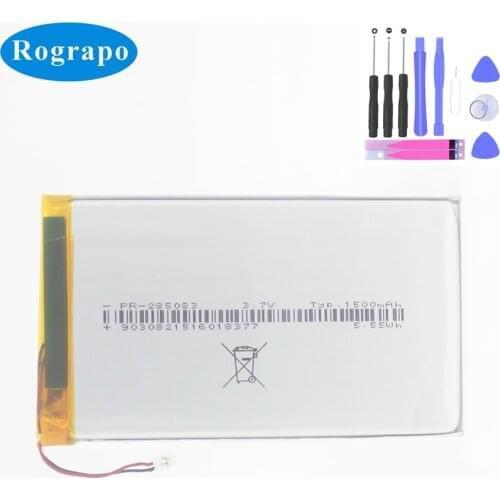 New 3.7V PR-285083 1500mAh Ebook Battery For Kobo Aura Edition 2 Edition2 Kobo Glo HD H2O 2-Wires Cables
