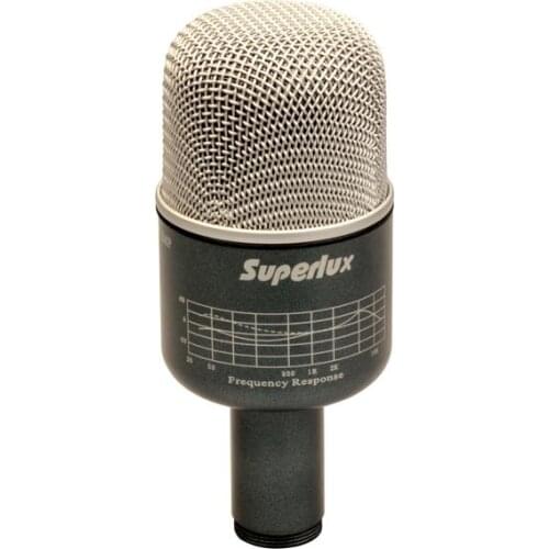 Original Superlux PRO218A Kick Drum recording microphone for kick drum high dynamic LF Instrument bass drum stage performance