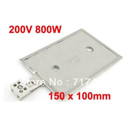 Custom Welcomed!!! Silver Tone Metallic Heating Element 220V 1Kw 150mm x 100mm