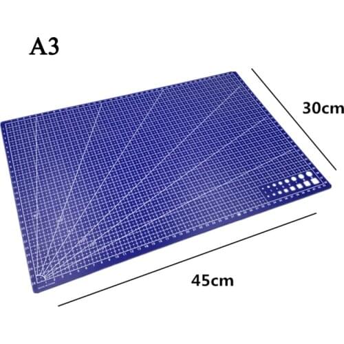 New 1Pcs A3 A4 Pvc Rectangular Cutting Mat Grid Line Tool Plastic 45cm x 30cm, 30cm x 22cm
