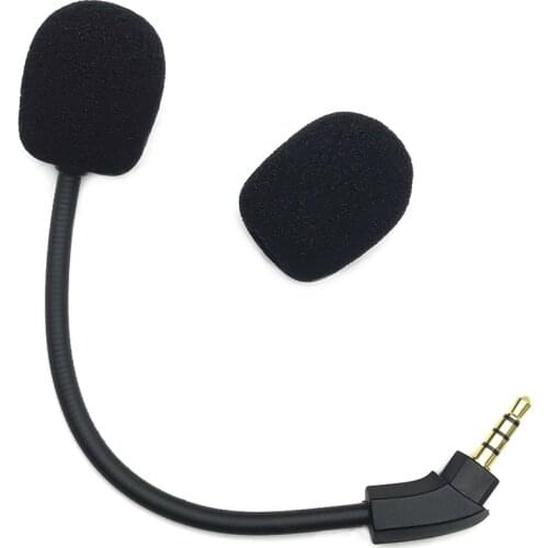 Replacement Aux Game Microphone Gooseneck Mic Booms For Kingston HyperX Cloud Revolver Revolver S Gaming Headsets Headphones