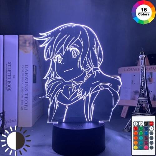 Led Night Light Weathering with You Hina Amano 3d Lamp Anime for Room Decor Nightlight Kids Child Birthday Gift Hina Amano Light