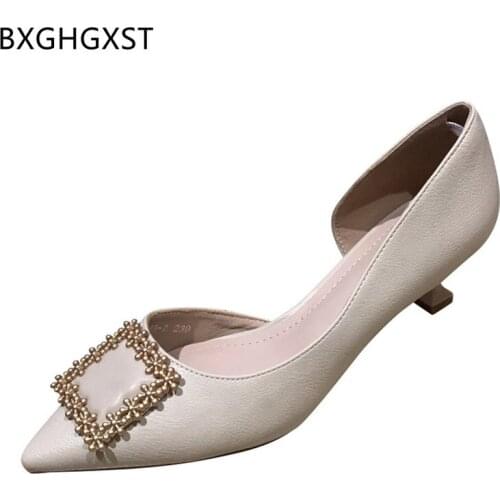 Pumps Women Shoes Black Heels Shoes for Women 2021 High Heels Office Shoes Women Low Heels Zapatos De Mujer Zapatos Chaussures