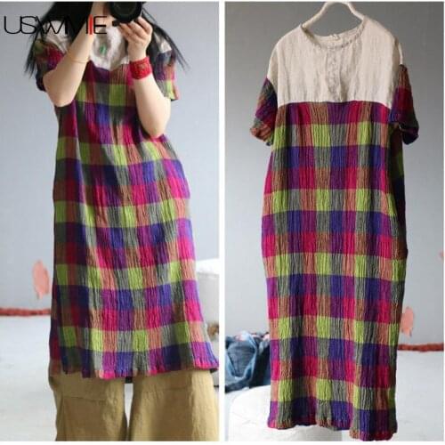 USWMIE Colored Summer Dresses