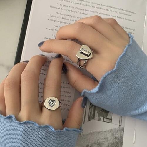 WANGLUFEI Rings With Crystals