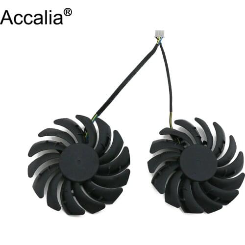 2pcs/lot PLD09210S12HH 4Pin GTX 1650 1660Ti DC12V 0.40A For MSI GTX 1660 Super GAMING X Graphic Cards Cooling Fan