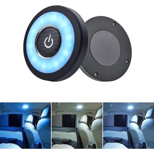2021 Car Interior Reading Light Trunk Lamp High Brightness USB Charging Roof Magnet Vehicle Interior Night Lights For Lighting