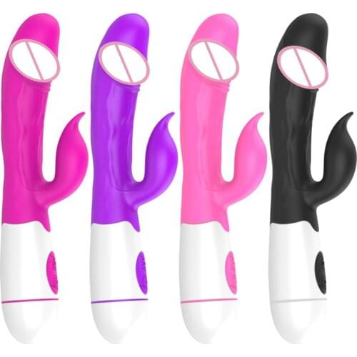 30 Speed Dual Vibration Sex Toys For Women Vagina Clitoris Massager Female Masturbator G Spot Dildo Rabbit Vibrator Erotic