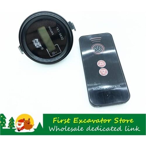 Excavator accessories For CAT 307D/312D/320D/323D timer with remote control timer hour meter timetable high quality 10pcs