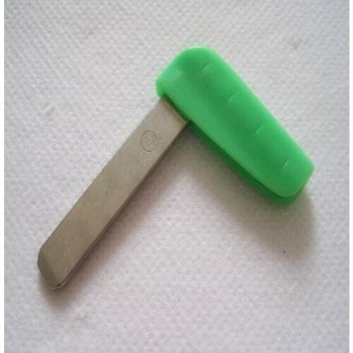 Emergency Insert Key Blade For Renault Laguna Megane Koleos Smart Card green color VA2