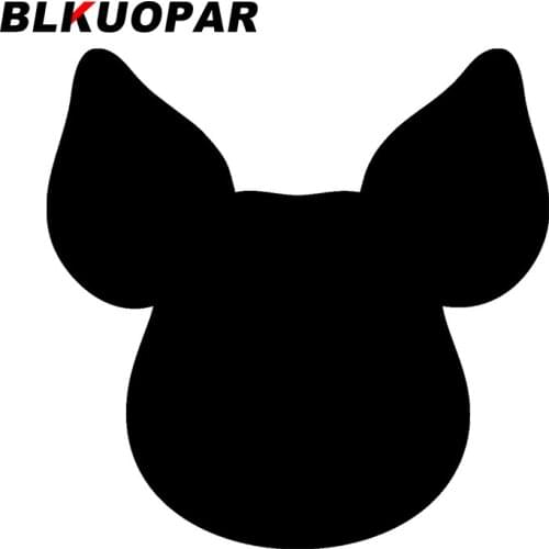 BLKUOPAR for Pig Head Car Stickers Fashionable Simple Decals Car Accessories Sunscreen Scratch-Proof Laptop Windows Decor